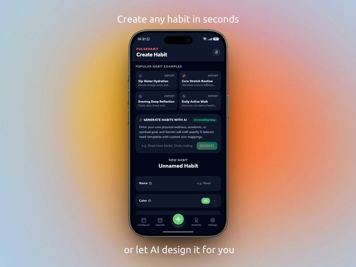 1-Tap Rapid Logging and Sliders